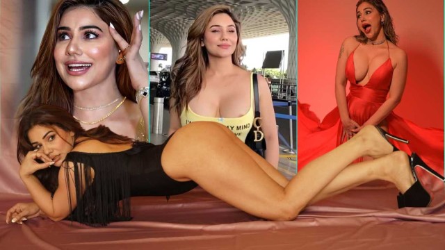 Most Popular Indian Actress and Model Kangana Sharma Accidental Nipslip at Airport Full Interview