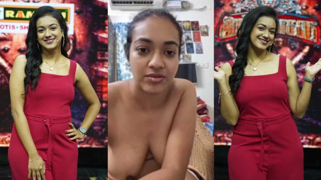 Tamil TV and Web Series Actress Shruthi Narayanan Latest Nude Fingering Videocall Leak