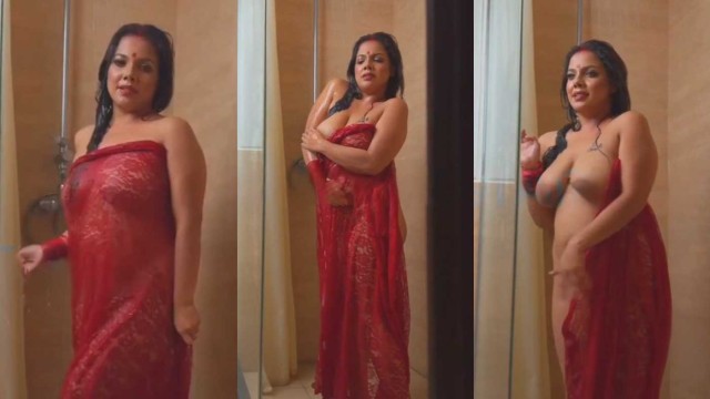 Hot Model Barsha Sen Red Saree Nude Bath Seducing App Content
